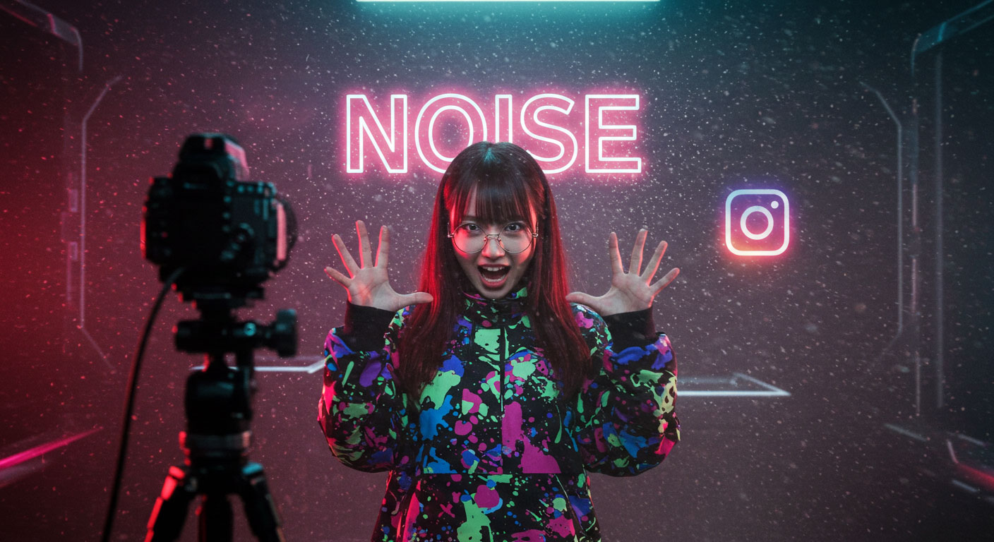 “バグった世界観”がクセになる？SNSに広がる“ノイズ映え”投稿
