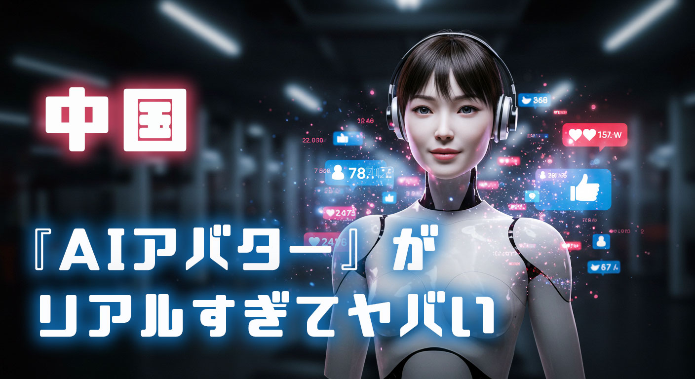 え、これマジ！？中国SNS発『AIアバター』がリアルすぎてヤバい話