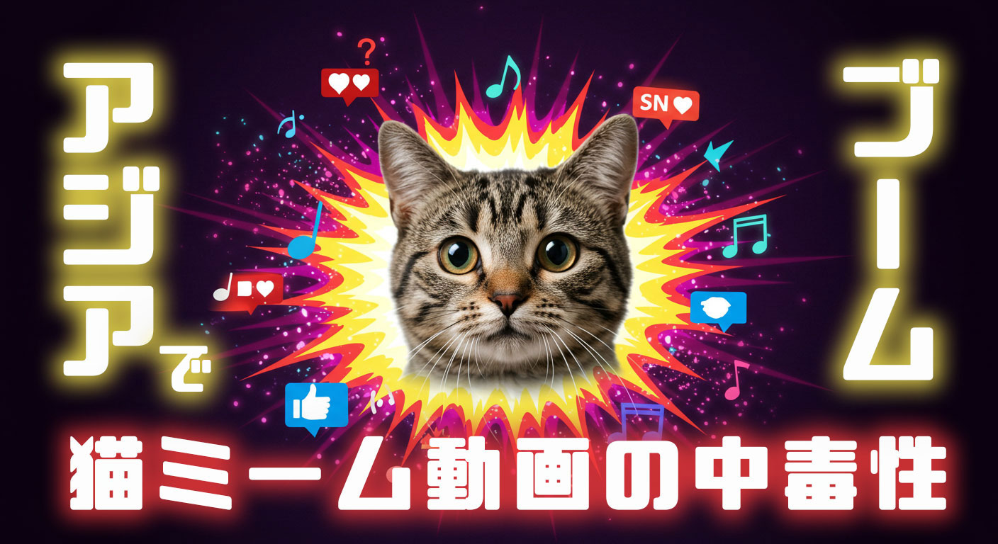 可愛すぎて悶絶！？アジアでブームの『猫ミーム動画』中毒性の秘密