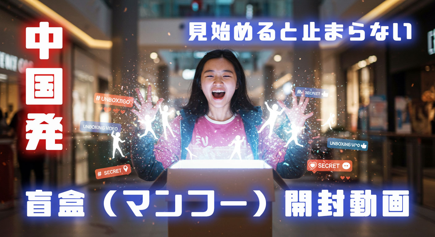 中国発！盲盒（ブラインドボックス）開封動画が止まらないワケ
