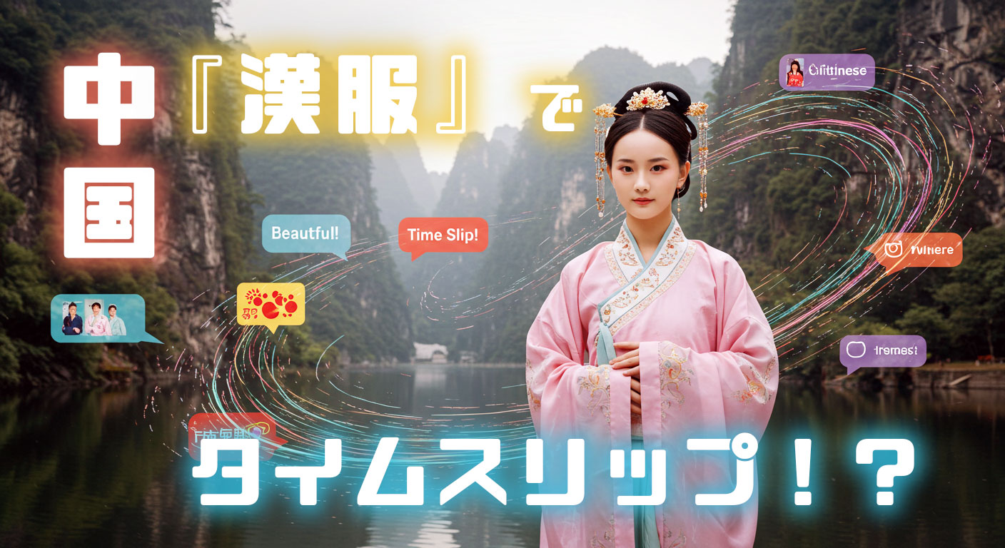 中国『漢服』でタイムスリップ！？SNSでバズる伝統衣装の魅力