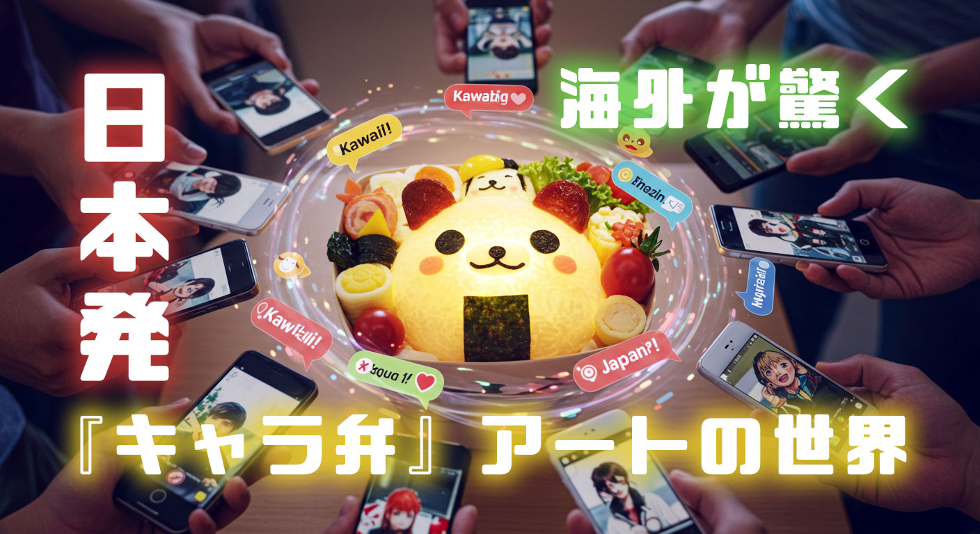 日本発！海外が驚く『キャラ弁』アートの世界！SNSで感動と共感の嵐
