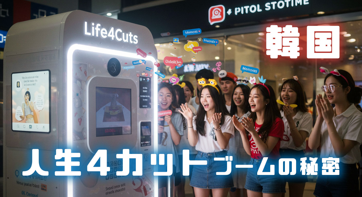 韓国『人生4カット』ブームの裏側！Z世代が物理プリントに夢中なワケ