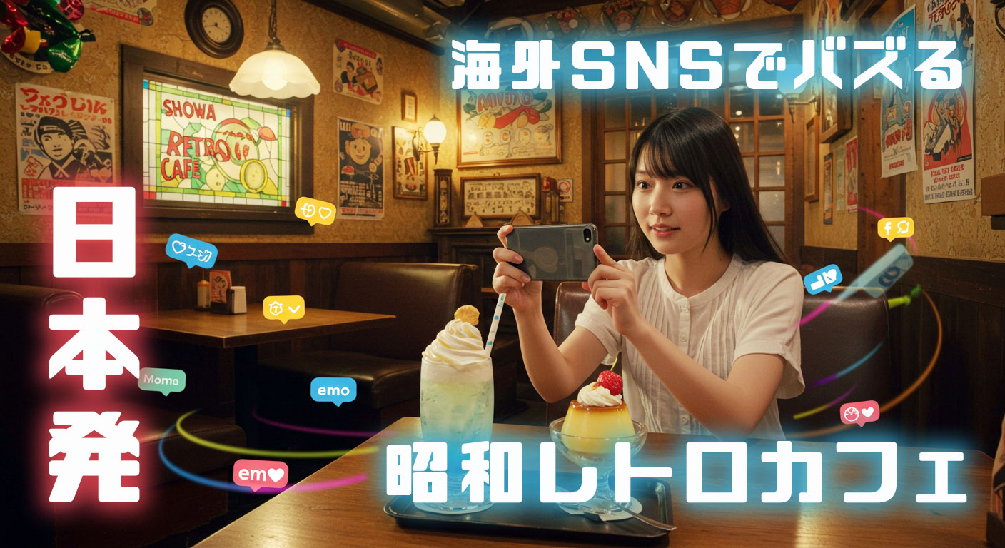 日本で人気再燃！？海外SNSでバズる『昭和レトロカフェ』の魅力