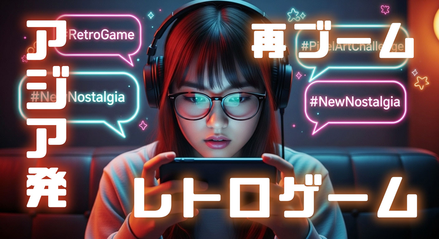 アジア発「レトロゲーム」がTikTokで再ブーム！ドット絵の魅力とZ世代