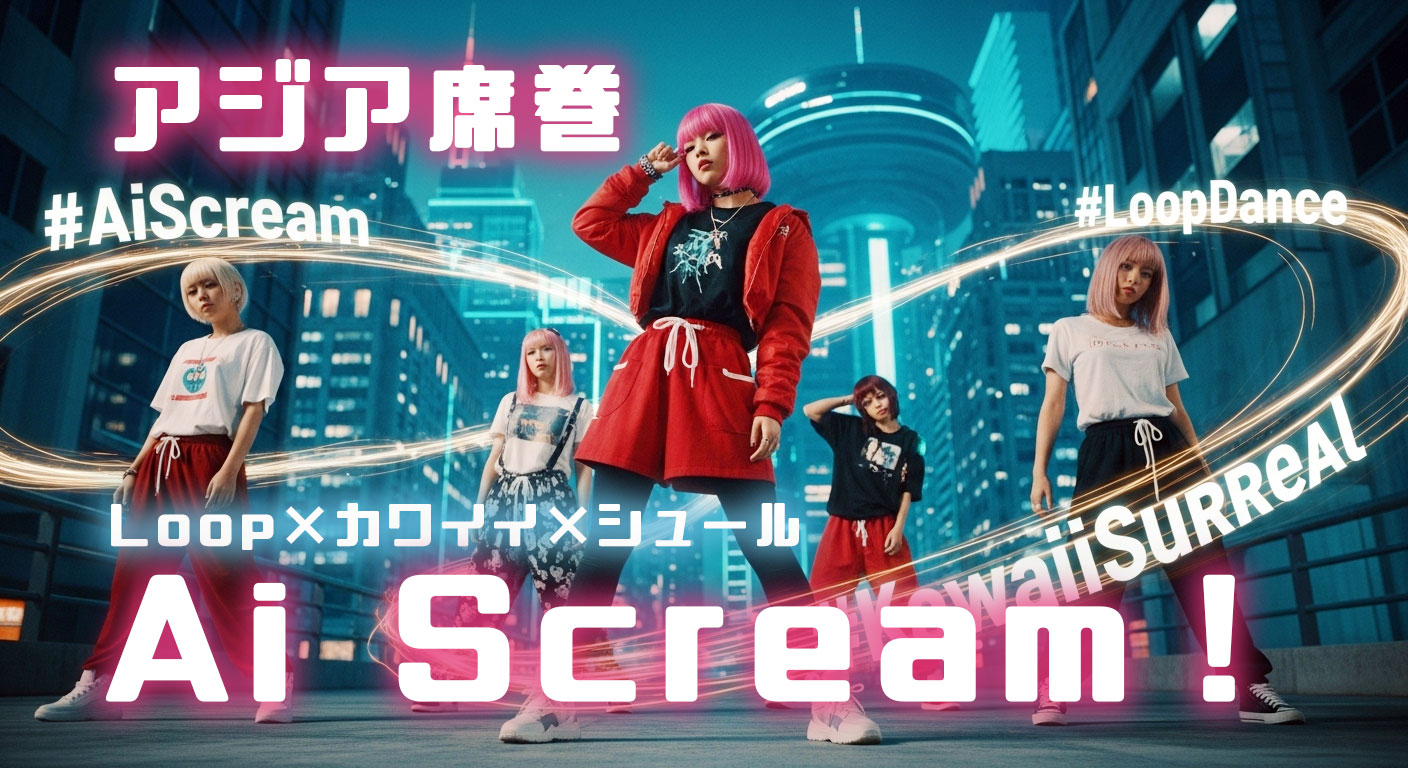 Ai Scream！アジア席巻「Loop×カワイイ×シュール」ダンスの秘密とは？